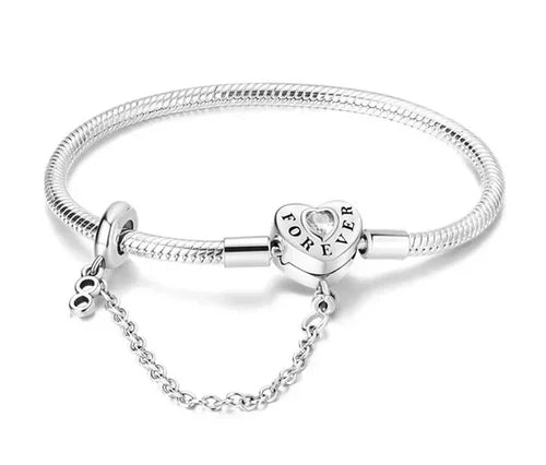 Collar de Plata 925 + Pulsera y dos dijes (Promoción exclusiva)